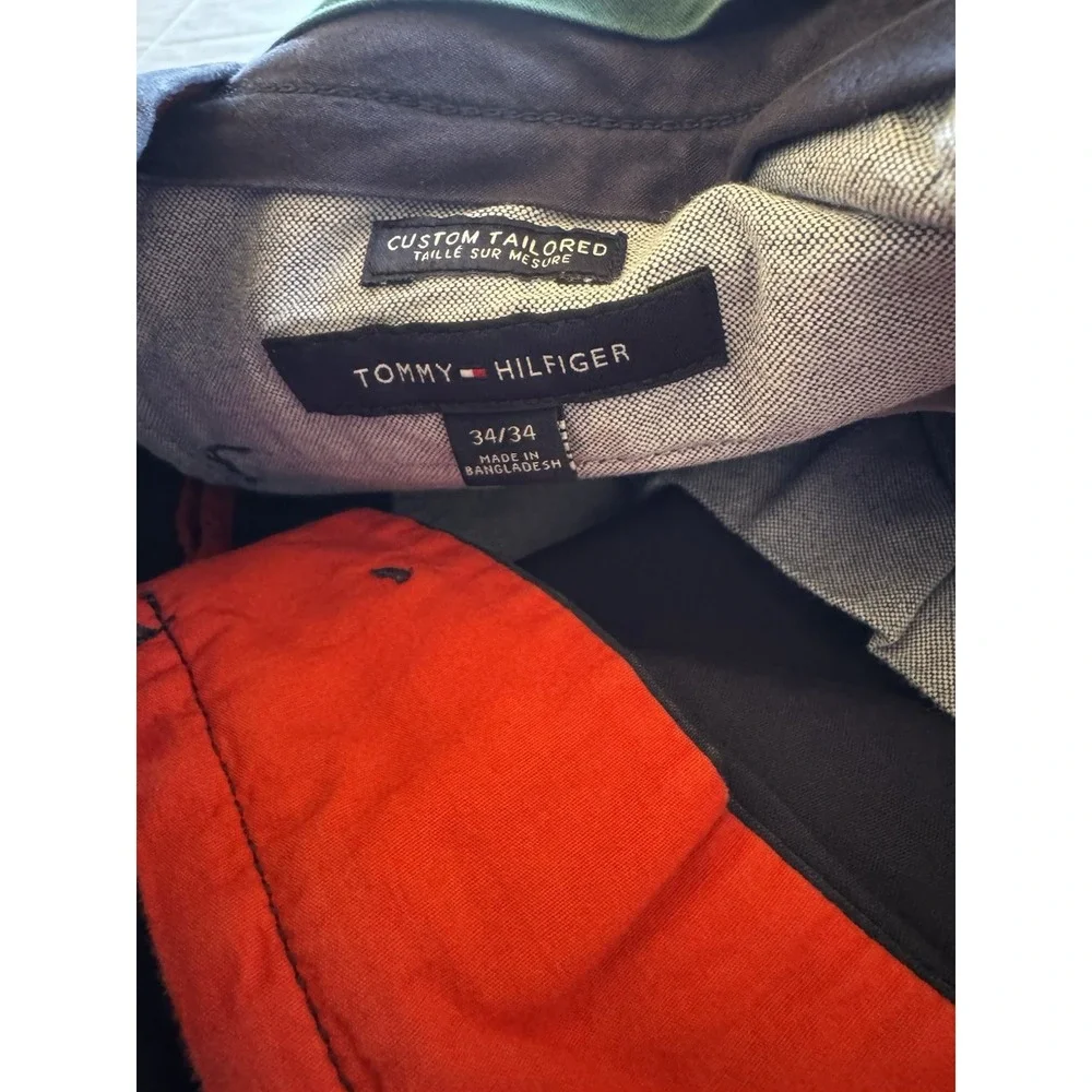 Vintage Tommy Hilfiger Sailing Gear Navy 34/34 - Picture 4 of 5